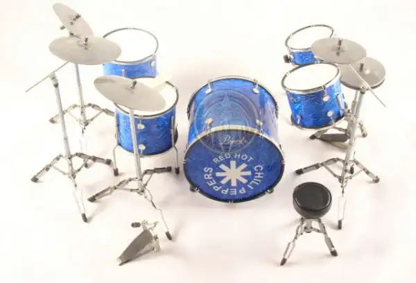 supplier and wholesale miniature drum set replica Red Hot Chili Peppers
