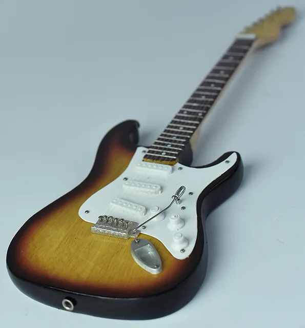 wholesale Miniature guitar sunburst replica Buddy Guy model kit