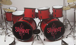 Slipknot drum set miniture, Double drum set replica