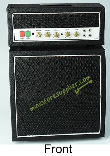 Miniature amplifier marshall double made of solid wood in exclusive quality