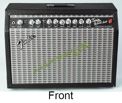 Miniature amplifier single made of solid wood in exclusive quality