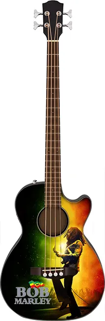 wholesale Miniature acoustic bass Bob Marley Rasta