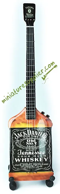 wholesale Michael Antony Miniature bass guitar, Jack Daniels bass guitar replica handmade by profesional craftment in Bali Indonesia