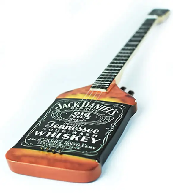 production miniature bass jack daniel, handmade miniature bass guitar from Bali Indonesia