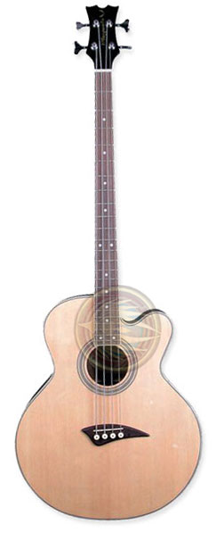 wholesale Miniature acoustic bass guitar natural wood color  in exclusive model and cheap price