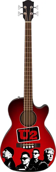 wholesale Miniature acoustic bass guitar U2 in exclusive model and cheap price