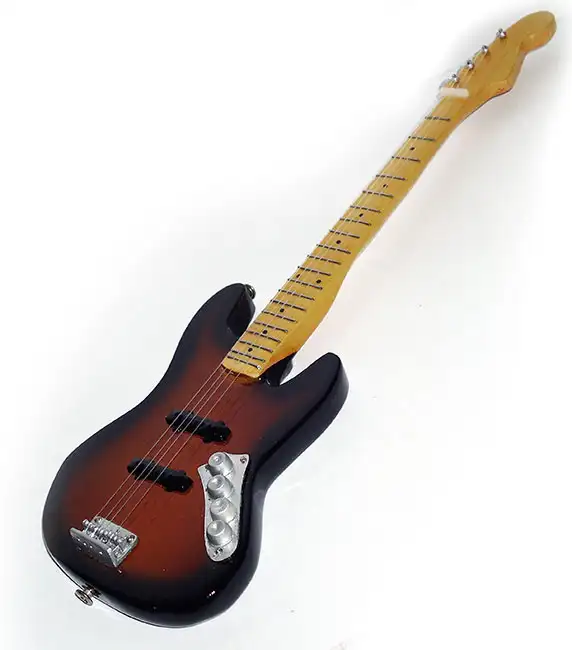 supplier miniature jazz Bass Jaco, handmade miniature bass guitar replica