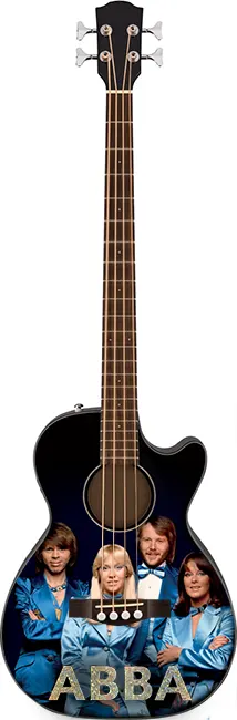wholesale Miniature acoustic bass guitar ABBA in exclusive model and cheap price