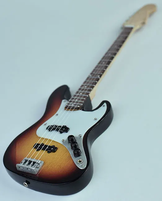 production  Miniature jazz bass sunburst color from Bali Indonesia