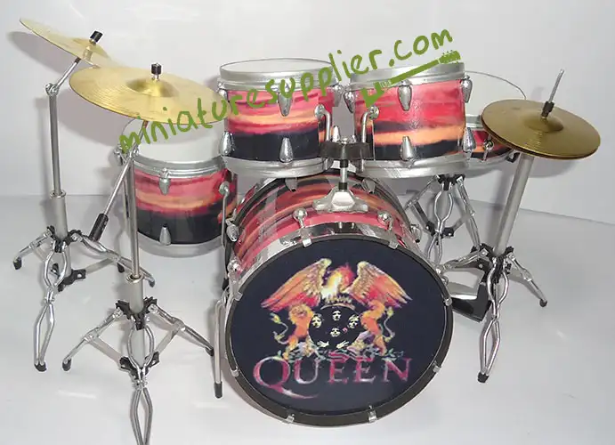 supplier and wholesale miniature drum set replica Queen