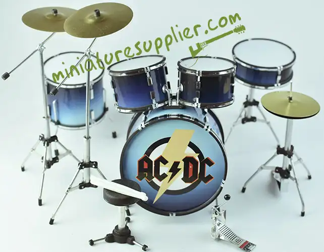supplier and wholesale miniature drum set replica ACDC