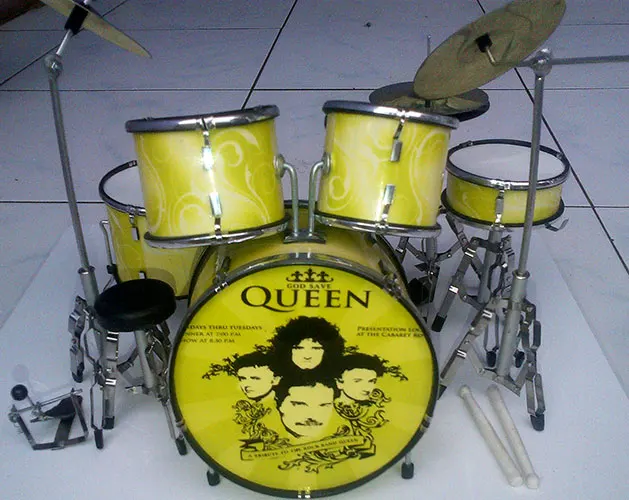 Wholesale miniature drum set God Save the Queen