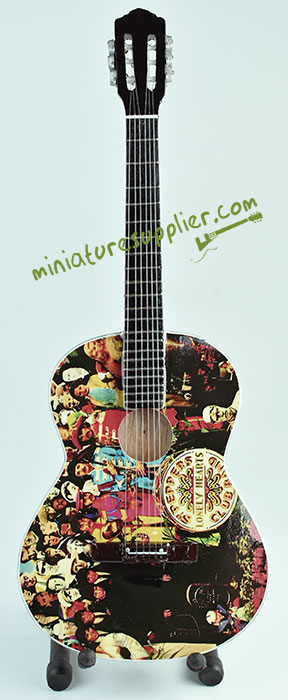 wholesale Miniature Acoustic Guitar The Beatles Sgt. Pepper's Lonely Hearts production from Bali Indonesia