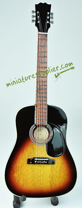 wholesale Miniature Acoustic Guitar sunburst color production from Bali Indonesia