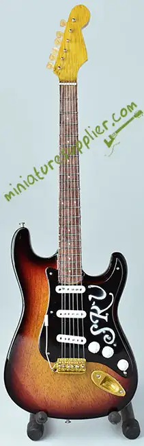 Miniature guitar replica Stevie Ray Vaughan