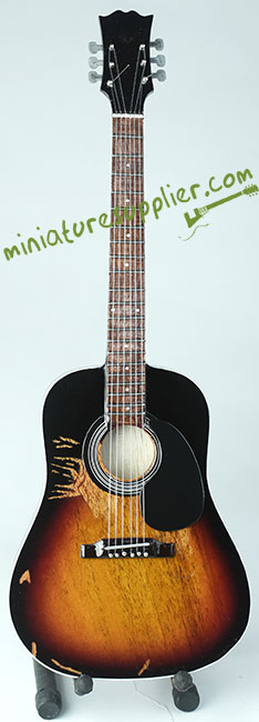Miniature guitar acoustic Bruce Springsteen