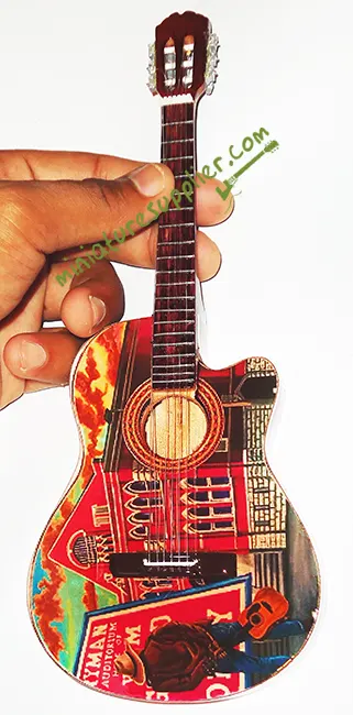 wholesale Miniature Acoustic Guitar Chet Atkins Man in townproduction from Bali Indonesia