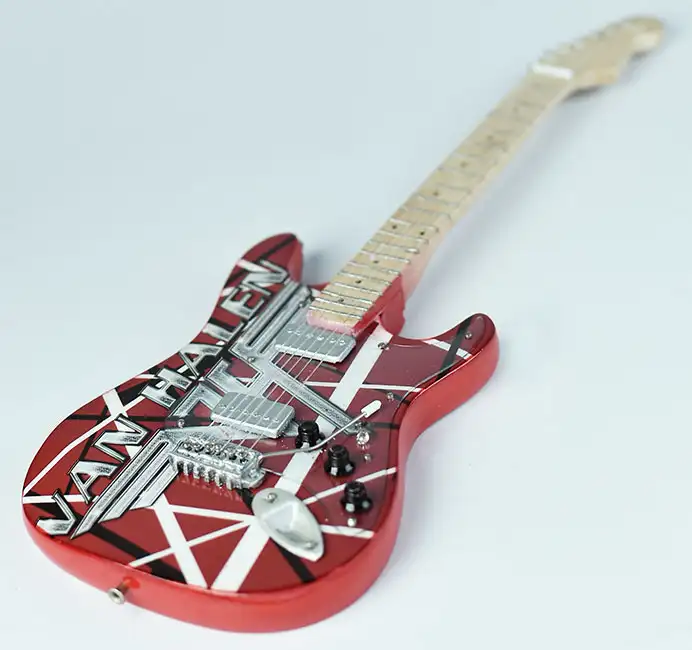 wholesale Miniature guitar Van Halen 100% handmade from Bali Indonesia