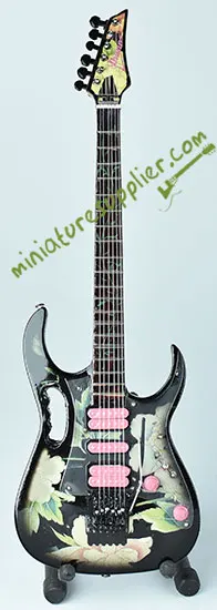 Miniature guitar replica Steve Vai Jem Flower