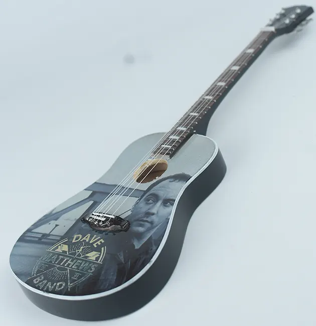 supplier miniature guitar acoustic Dave Matthews Band, handmade miniature acoustic guitar replica