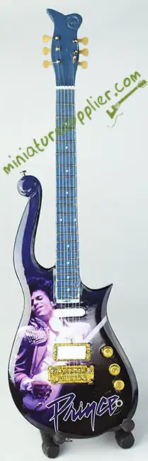 Miniature electric guitar Prince