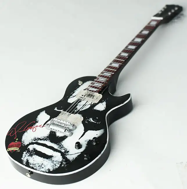 Alice Cooper miniature guitar for sale