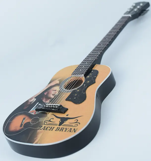 supplier miniature guitar acoustic Zach Bryan handmade miniature acoustic guitar replica