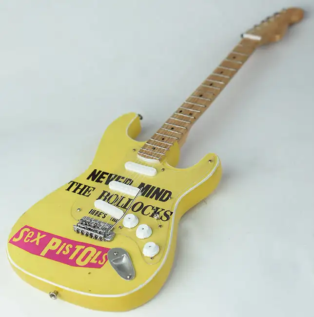 wholesale Miniature guitar replica Sex Pistols Nerver Mind The Bolloks