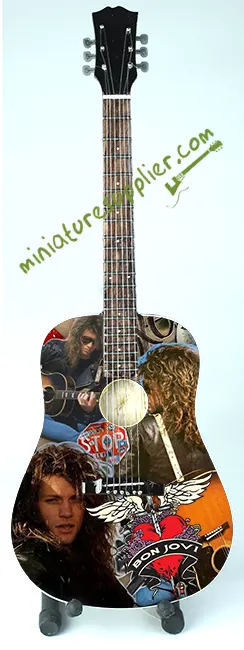 wholesale Miniature Acoustic Guitar Jon Bon Jovi production from Bali Indonesia