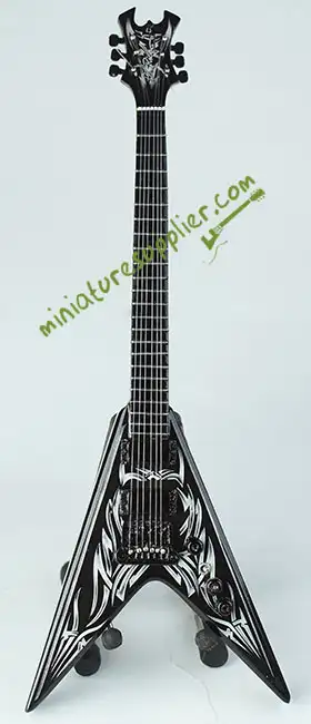 Miniature guitar Kerry King Flying V Slayer hand made in nice quality