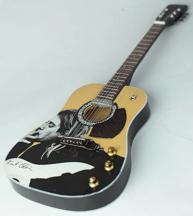 supplier miniature guitar acoustic Kurt Cobain Nirvana Unplugged handmade from Bali Indonesia