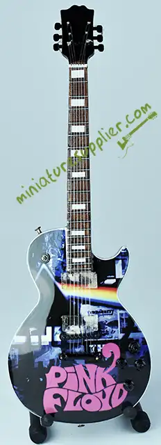 Miniature guitar replica Pink Floyd