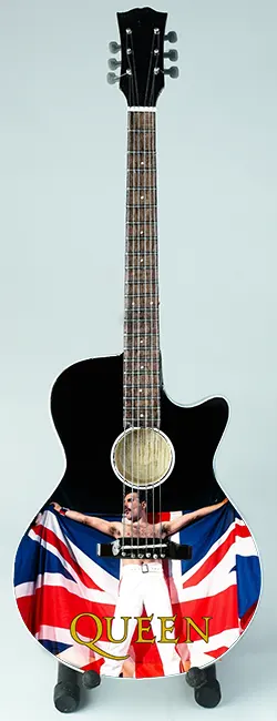 wholesale Miniature Acoustic Guitar Freddie Mercury Queen production from Bali Indonesia