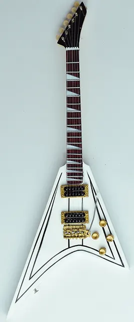 Miniature guitar replica Randy Rhoads 