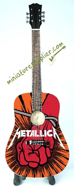 wholesale Miniature Acoustic Guitar Metallica St Anger production from Bali Indonesia