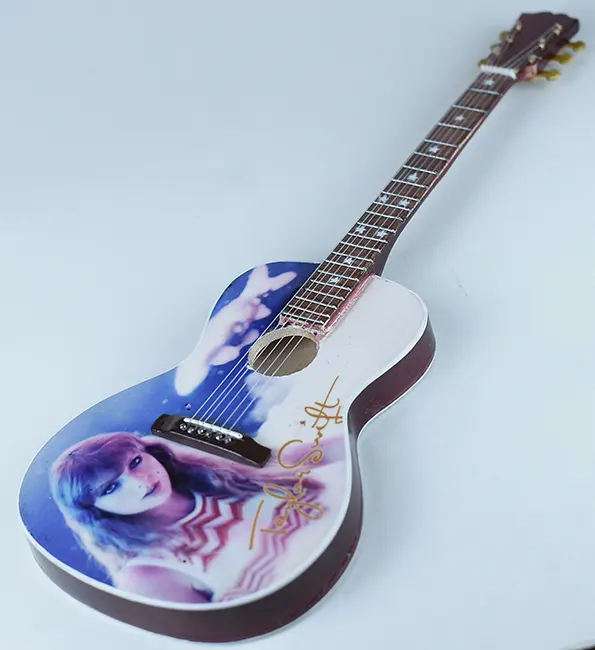 supplier miniature guitar acoustic Taylor Swift Fishbowl handmade miniature acoustic guitar replica