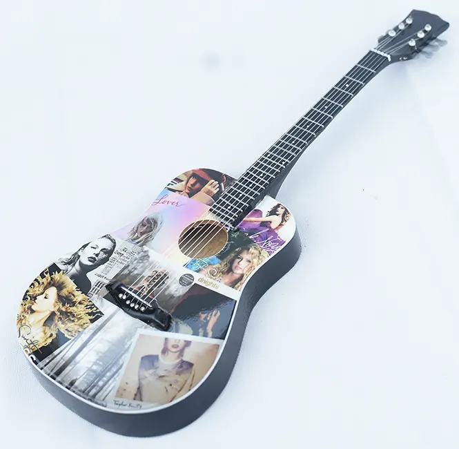supplier miniature guitar acoustic Taylor Swifts handmade miniature acoustic guitar replica