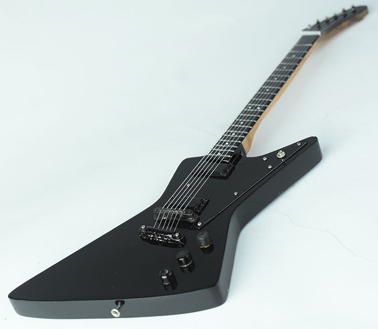 James Hetfield Metallica black explorer miniature guitar for sale
