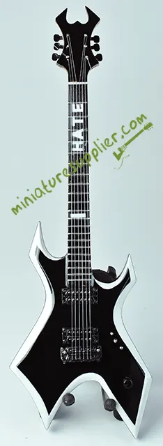 Miniature guitar model kit Mick Thomson Slipknot Warlock collectibles for music lover