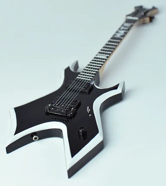 wholesale Miniature guitar replica Mick Thomson Slipknot Warlock model kit
