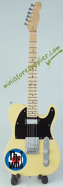 Miniature guitar model kit Pete Townshend The Who collectibles for music lover