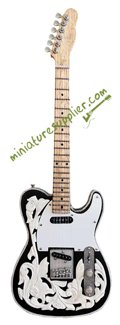 Miniature guitar Waylon Jenning