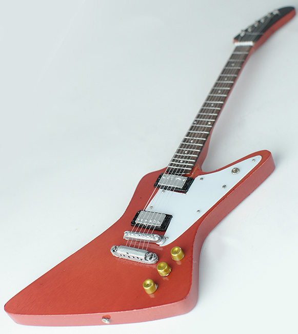 James Hetfield Metallica guitar miniature perfect for display collection