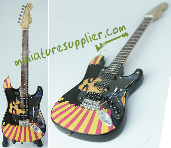 Replica miniature guitar electric made in Bali Indonesia