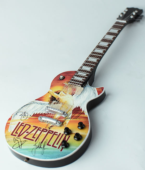 wholesale miniature guitar Led Zeppelin Swan Song in cheap price