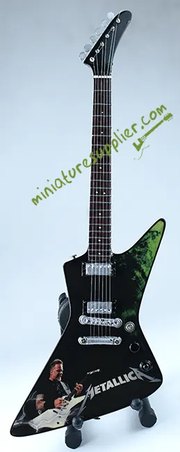 Miniature guitar James Hetfield's Metallica made in nice quality for sale