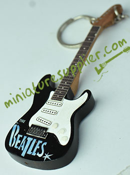 Keyring guitar miniature made in Bali Indonesia