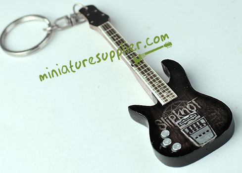 Keyring guitar miniature made in Bali Indonesia
