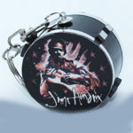 Keyring Drum Jimi Handrix, Drum Key chain Supplier
