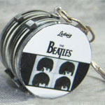 Drum Keyring The Beatles A Hard Day's Night B/W